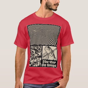 The War On Drugs Frog Psychedelic graphic  T-Shirt