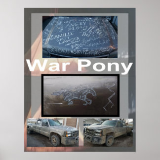 The War Pony Large Poster