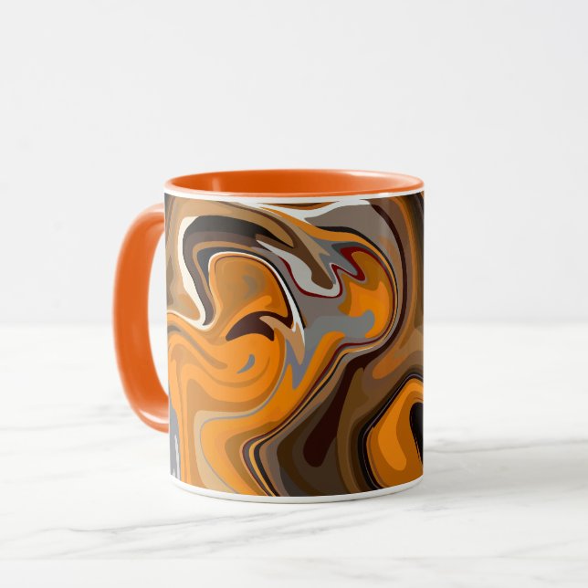The Warm Currents of Abstract Expression Mug (Front Left)