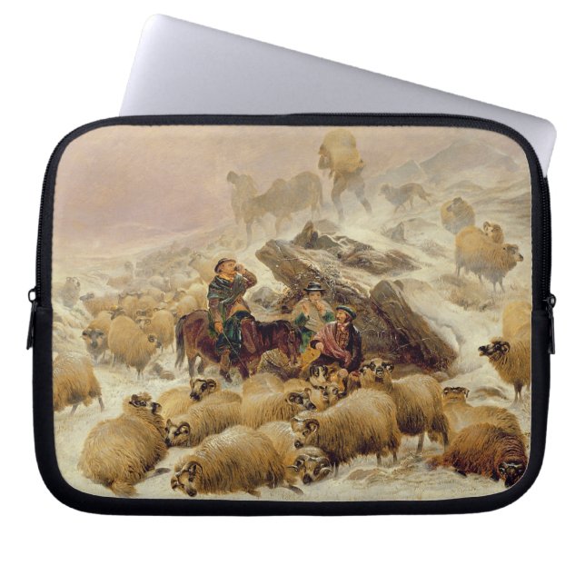 The Warmth of a Wee Dram Laptop Sleeve (Front)