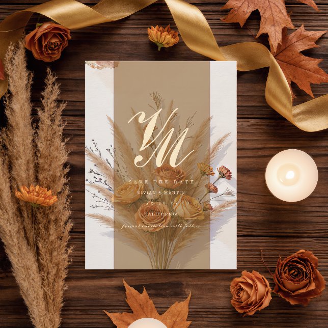 The Warmth of Fall Save The Date Invitation (Creator Uploaded)