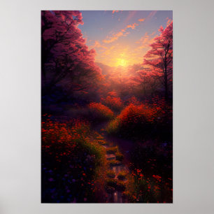The Warmth of the Forest's Embrace Poster