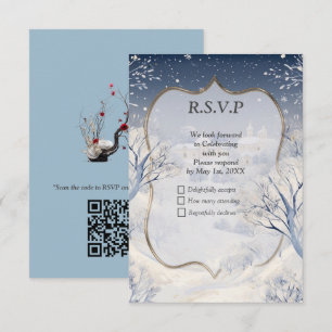 The Warmth of the Sun in the Winter RSVP Card