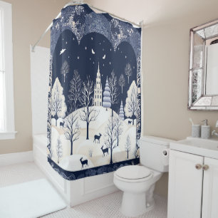 The Warmth of the Sun in the Winter Shower Curtain