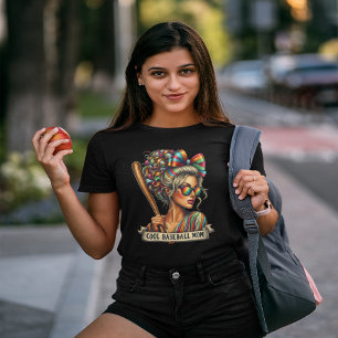 The Warrior Woman Cool Baseball Mum T-Shirt
