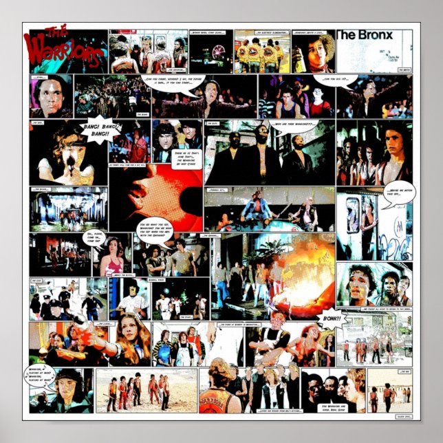 The Warriors Movie Comics Poster (Front)