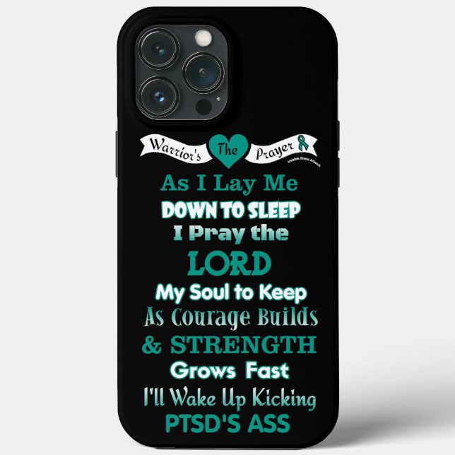The Warrior's Prayer...PTSD  Case-Mate iPhone Case (Back)