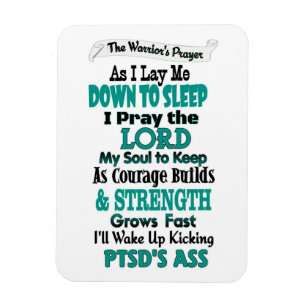 The Warrior's Prayer...PTSD Magnet