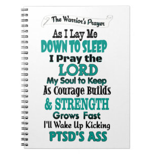 The Warrior's Prayer...PTSD Notebook
