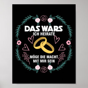 The Wars Wedding Marriage Bride Groom Bride And Gr Poster