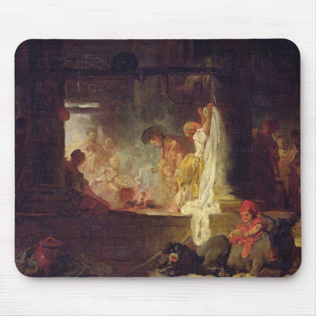 The Washerwomen, c.1759 Mouse Pad (Front)