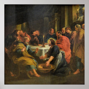 The Washing of the Feet Poster