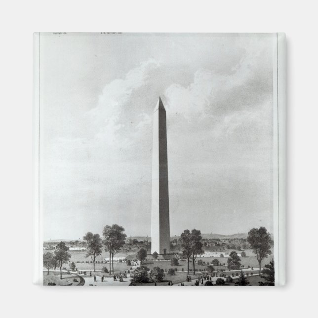 The Washington Monument and Surroundings Magnet (Front)