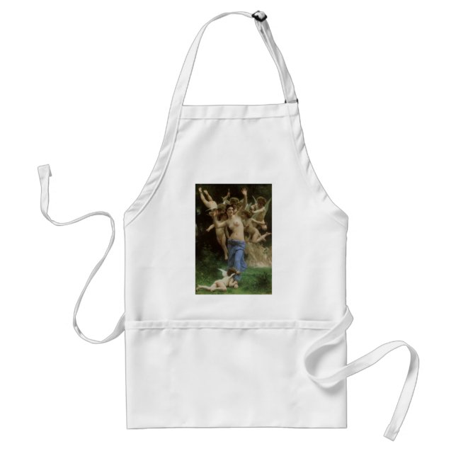 The Wasp's Nest by William Adolphe Bouguereau Standard Apron (Front)