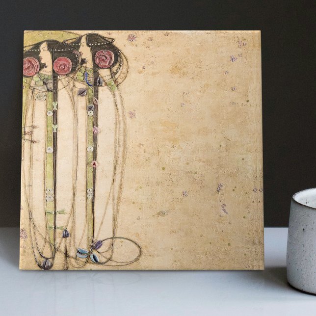 The Wassail Mackintosh Art Deco Wall Decor 3/3 Ceramic Tile (Creator Uploaded)