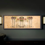The Wassail Mackintosh Art Deco Wall Decor Poster<br><div class="desc">"The Wassail" is a painting and wall sculpture by Charles Rennie Mackintosh, a Scottish architect and designer, considered one of the most important figures of the Art Nouveau movement. The painting was created in 1896 and depicts a group of people celebrating the traditional English holiday of Wassail. The painting is...</div>