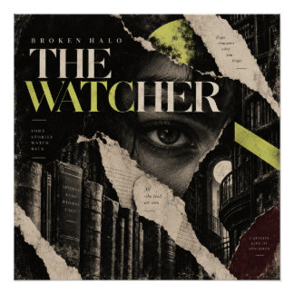 The Watcher – Gothic Literary Collage Poster