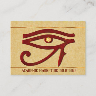 The Watchers Egyptian 3D Optical ADVERTISE MARKET Business Card
