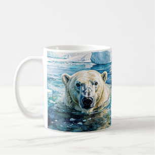 The Watchful Ice Guardian Coffee Mug