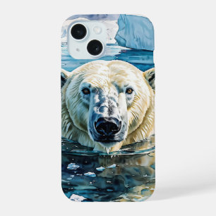 The Watchful Ice Guardian iPhone 15 Case
