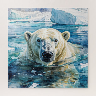 The Watchful Ice Guardian Jigsaw Puzzle