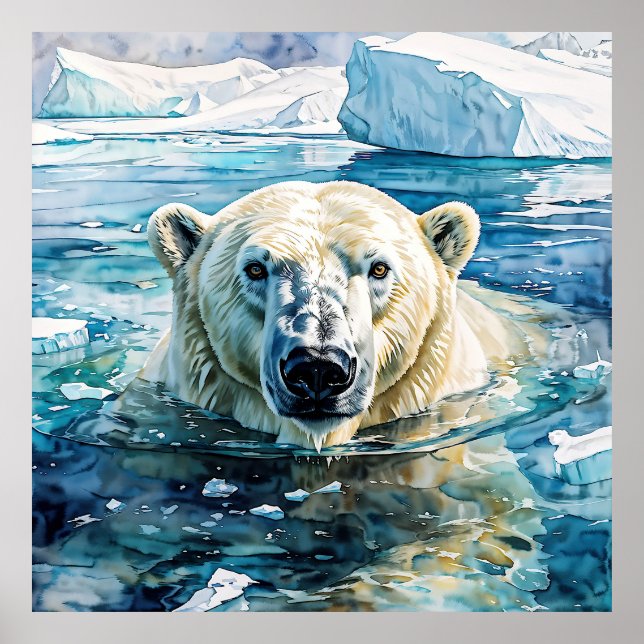 The Watchful Ice Guardian Poster (Front)