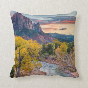 The Watchman in Autumn Cushion