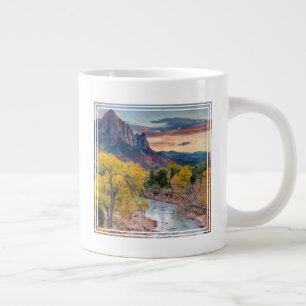 The Watchman in Autumn Large Coffee Mug