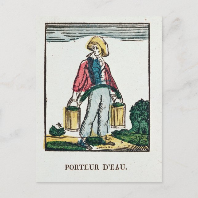 The Water Carrier Postcard (Front)