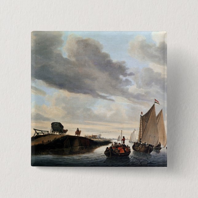 The Water Coach 15 Cm Square Badge (Front)
