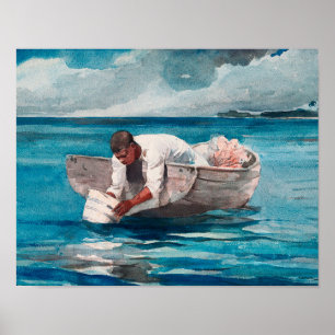 The Water Fan (ca. 1888–1889)   Winslow Homer Poster