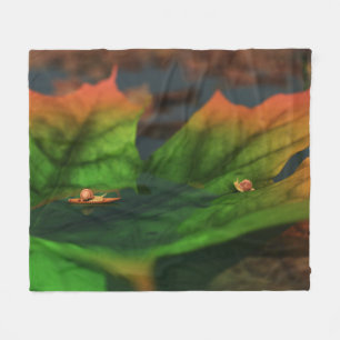 The Water Is Wide Fleece Blanket