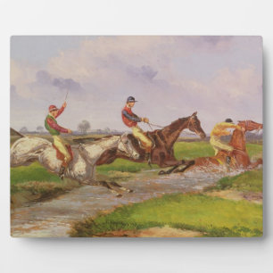 The Water Jump: the Autumn Steeplechase at Ballara Plaque