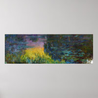 The Water Lilies - Setting Sun, Claude Monet, 1916
