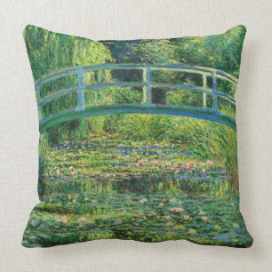 The Water-Lily Pond, 1899 by Claude Monet Cushion