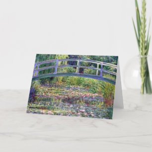 The Water Lily Pond by Claude Monet Card