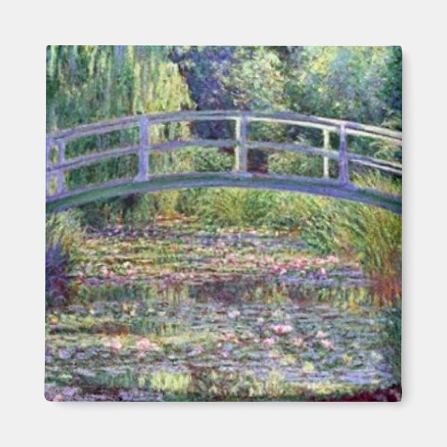 The Water Lily Pond by Claude Monet Magnet (Front)