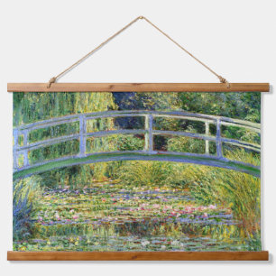The Water-Lily Pond by Monet Fine Art Hanging Tapestry