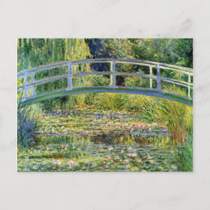The Water-Lily Pond by Monet Fine Art Postcard