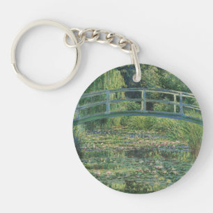 The Water-Lily Pond, Landscape Oil Painting, Monet Key Ring