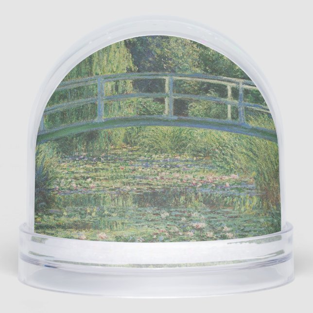 The Water-Lily Pond, Landscape Oil Painting, Monet Snowglobe (Front)