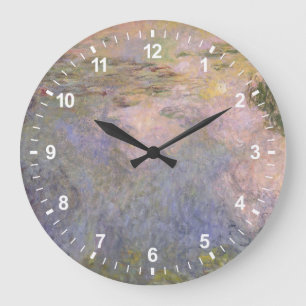 The Water-Lily Pond Large Clock