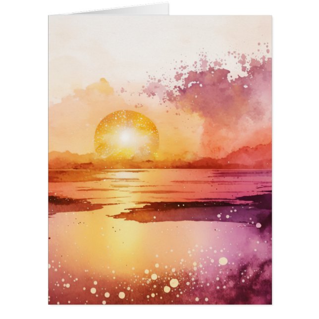 The Watercolor Beach Series Design 3 (Front)