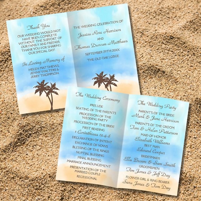 The Watercolor Beach Wedding Collection (Creator Uploaded)
