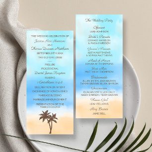 The Watercolor Beach Wedding Collection Program