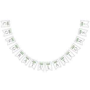 The Watercolor Pine Tree Forest Wedding Collection Bunting