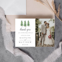 The Watercolor Pine Tree Forest Wedding Collection