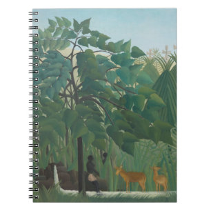 The Waterfall by Henri Rousseau, Vintage Fine Art Notebook