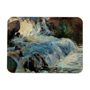 The Waterfall by John Henry Twachtman Magnet