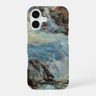The Waterfall by Twachtman, Vintage Impressionism iPhone 16 Case